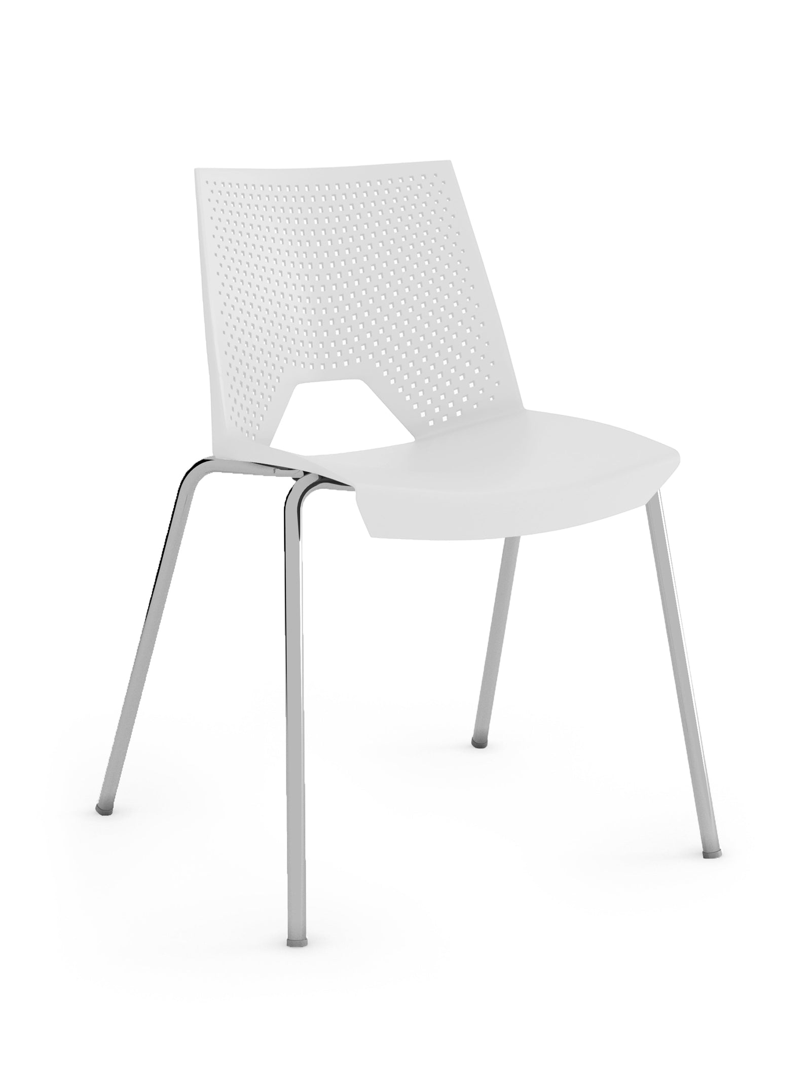 Silla Visitante STRIKE OHV-13 - blanco