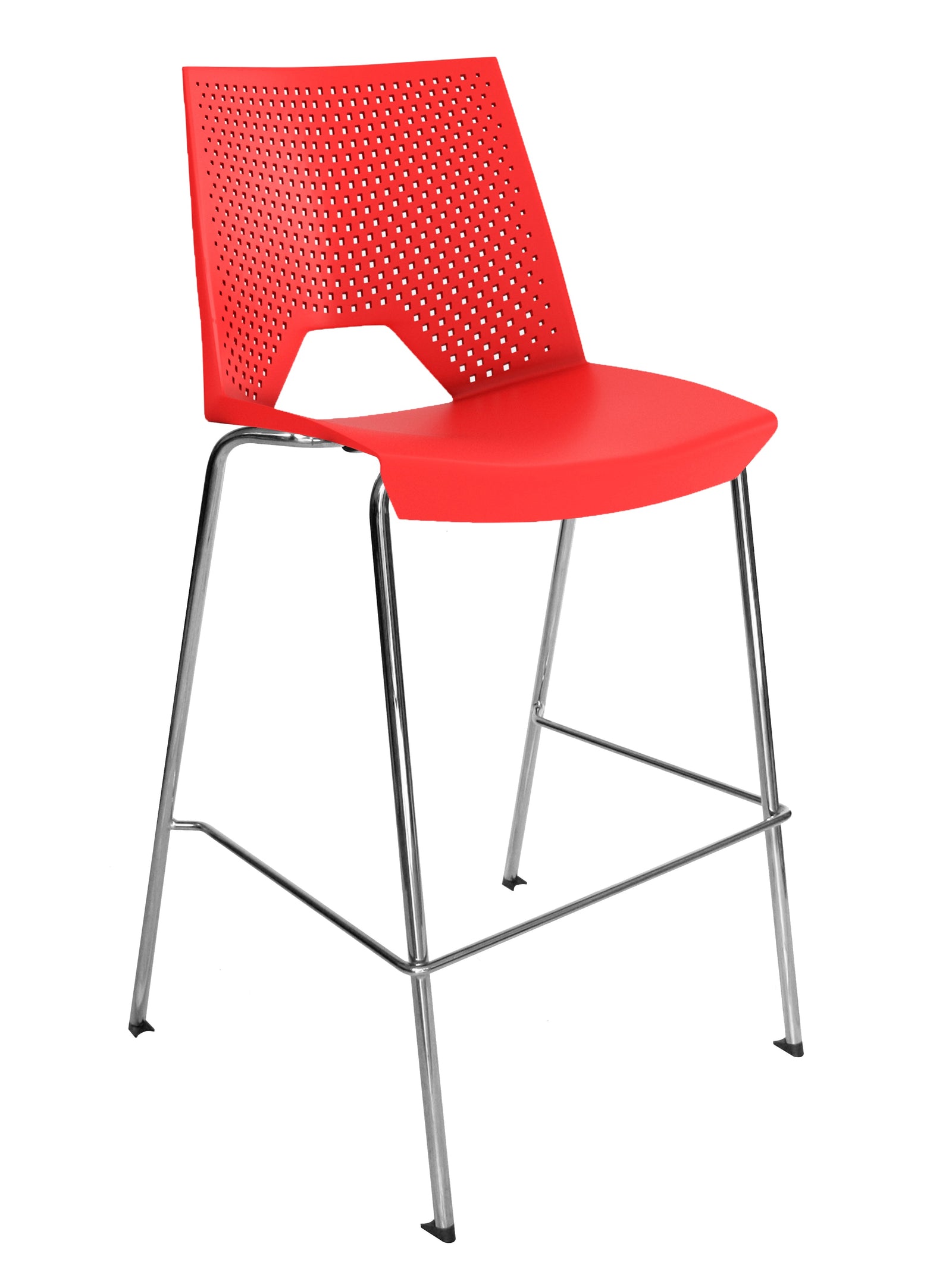 Silla Visitante STRIKE OHV-13alta - rojo