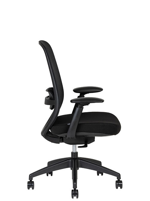 Spirit Express Black Respaldo Bajo - lateral