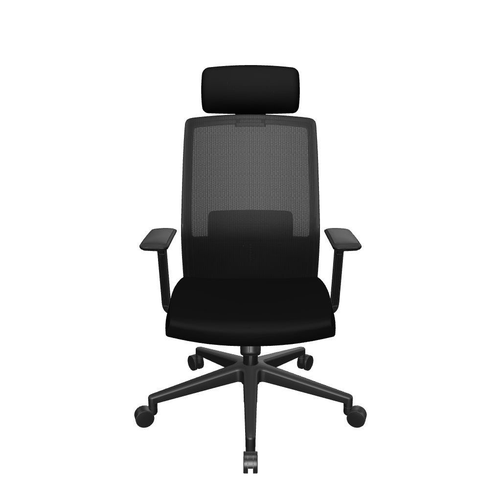 Silla Ejecutiva Artic Black - modelo 3D