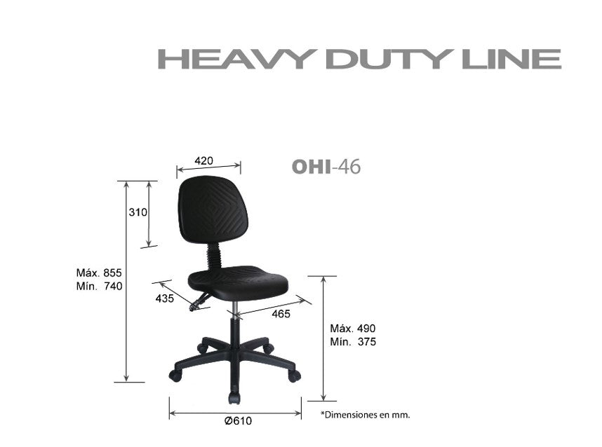 SILLA INDUSTRIAL HEAVY DUTY OHI-46