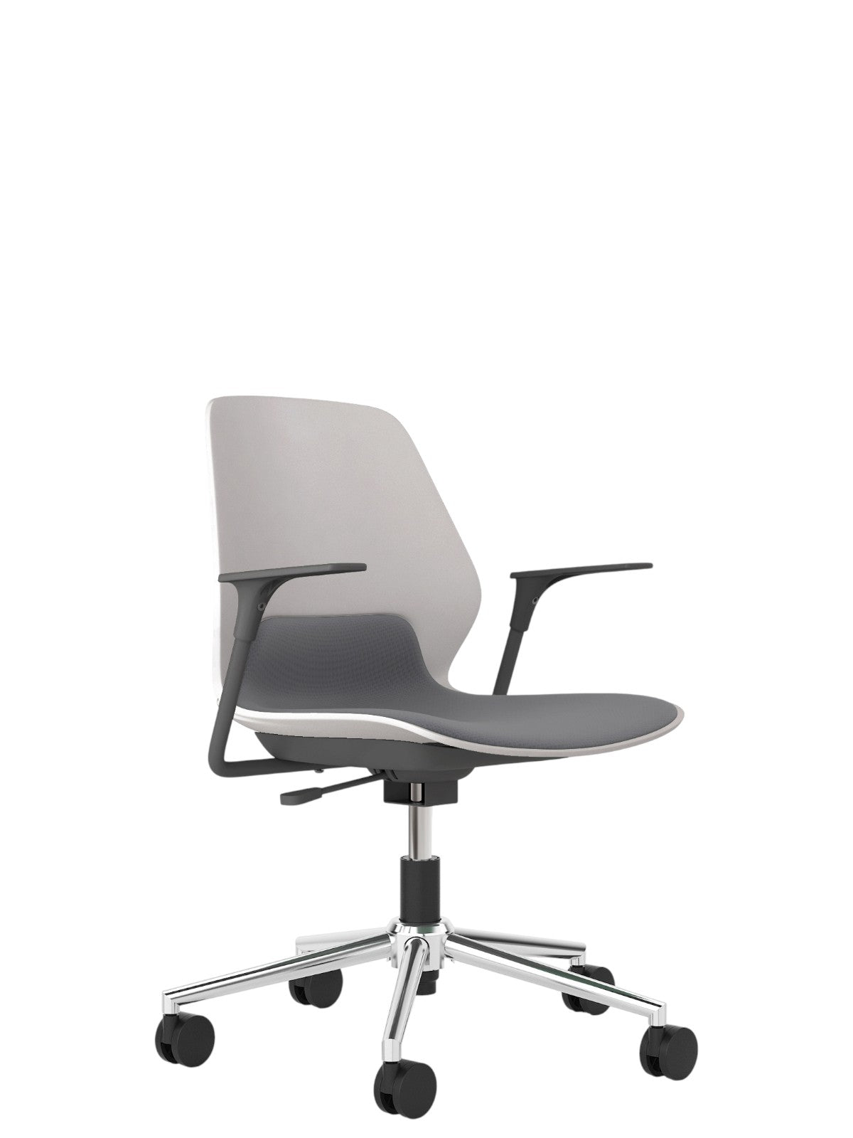 Silla Kolbe Gris/Rojo Base 5P