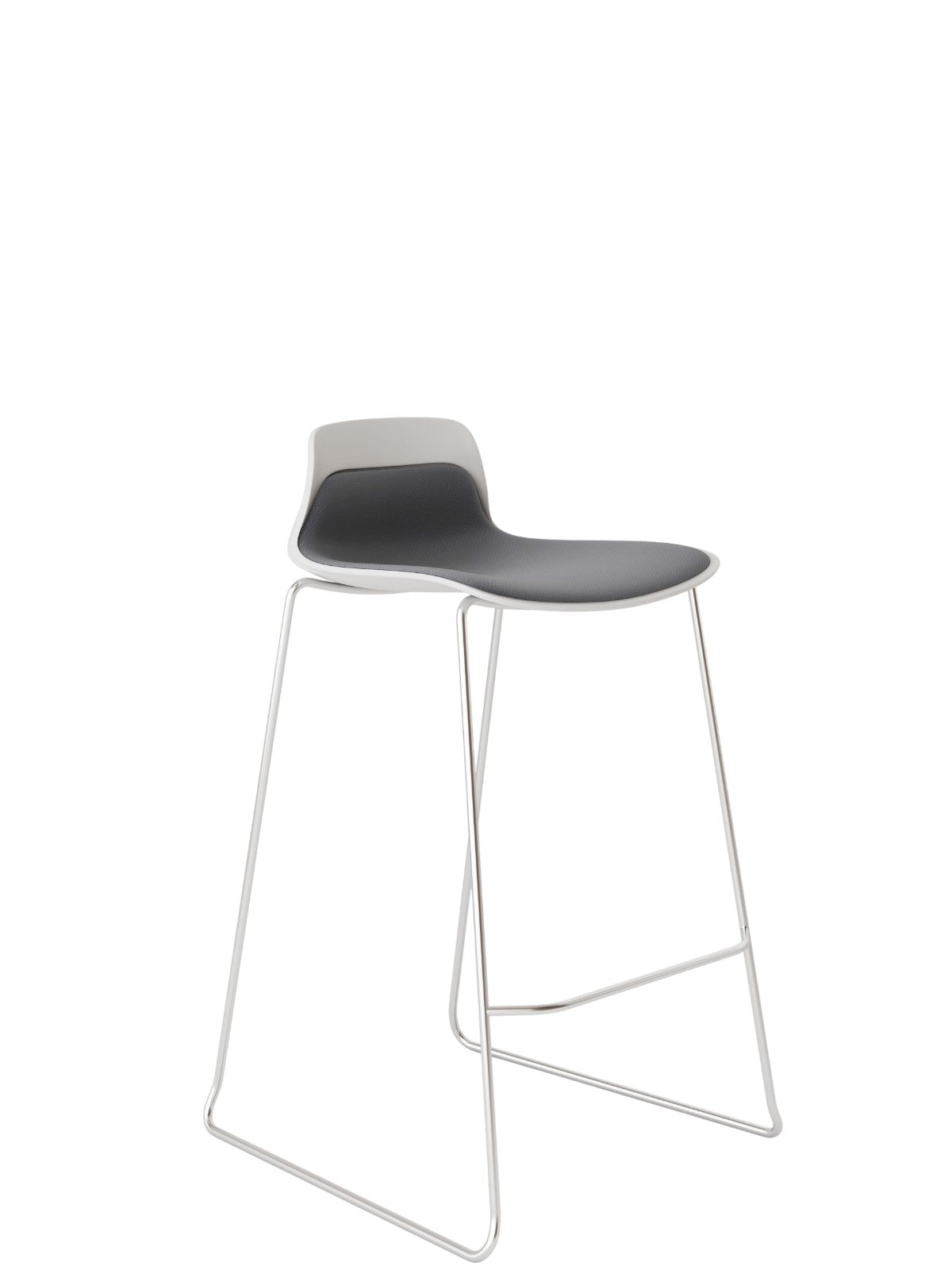 Banco Alto Kolbe Gris/Rojo