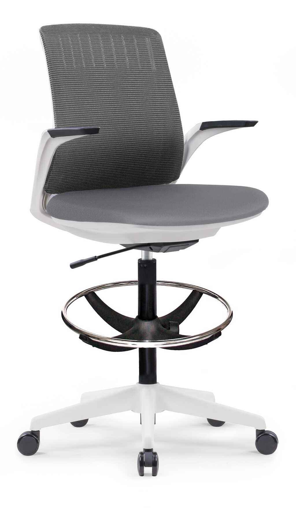 Silla Operativa Whale OHE-100b-KC Blanca con Kit Cajero
