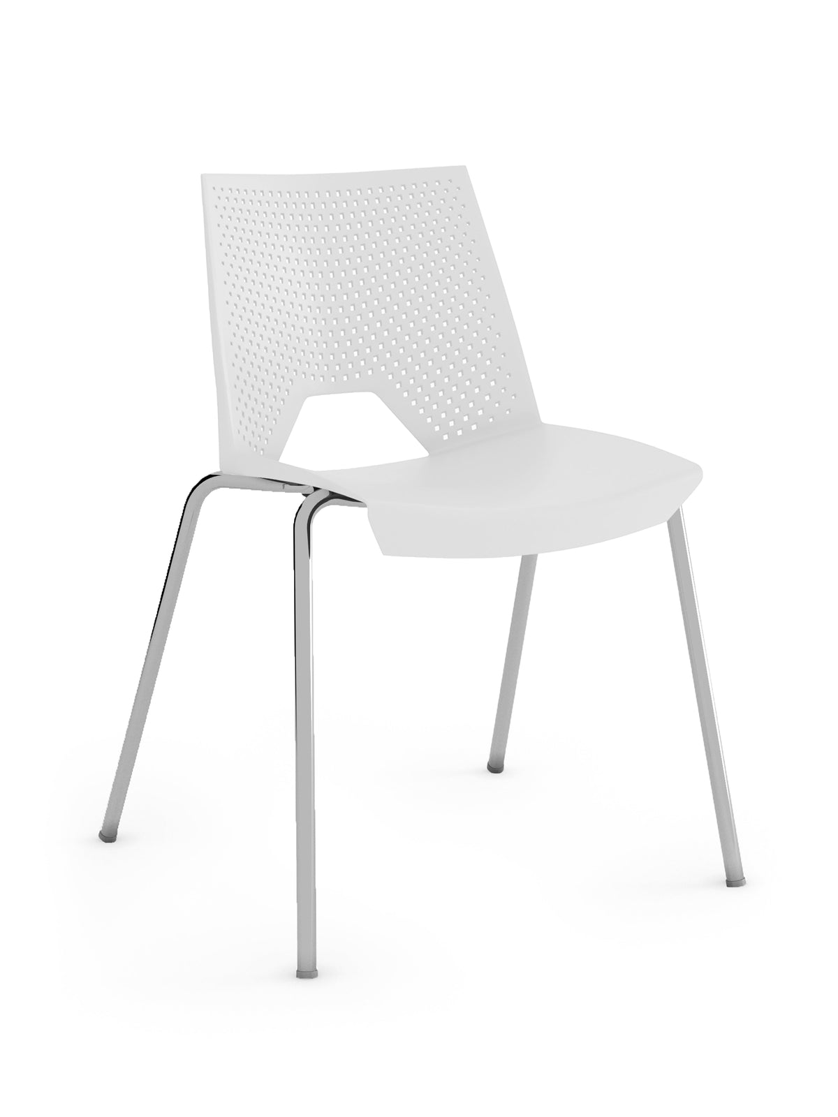 Silla Visitante STRIKE OHV-13 - blanco