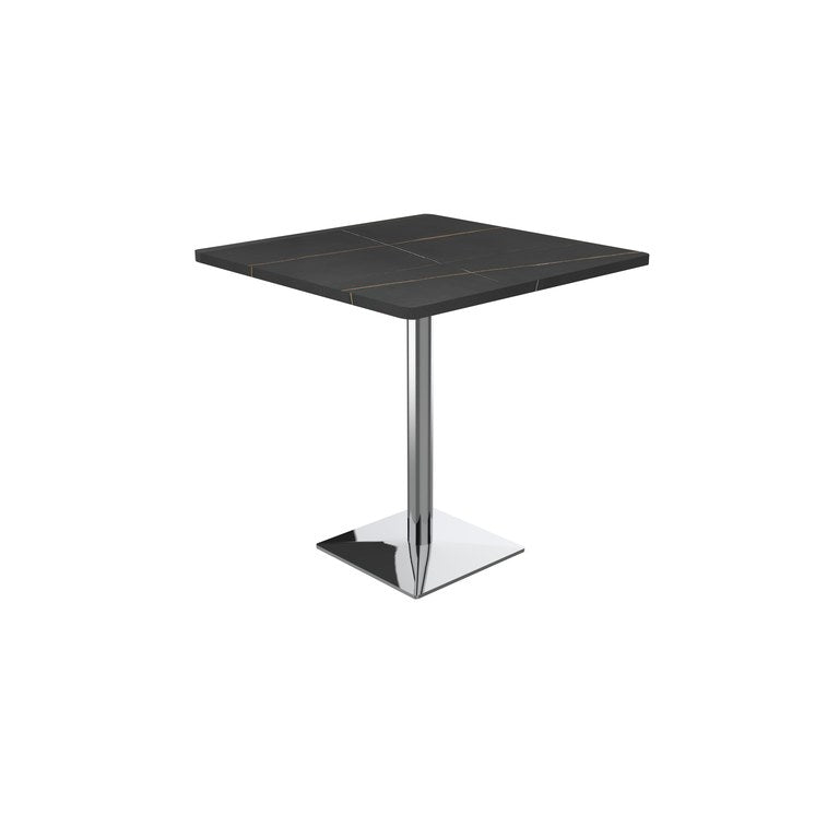 Mesa Restaurante Stone V-Grey 80x80