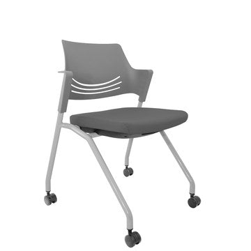 Silla de Capacitación Saturno Tapizada