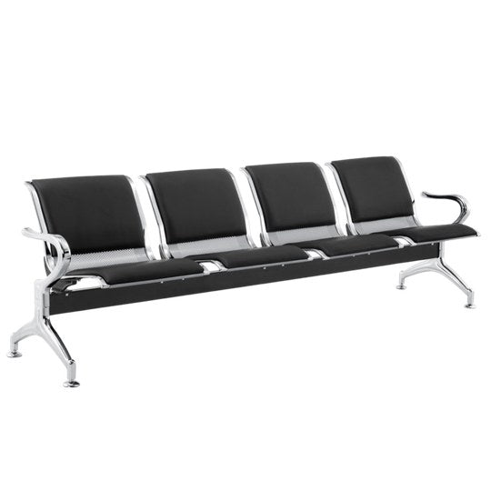 Banca de Espera Bench Plus 4 Plazas Tapizada