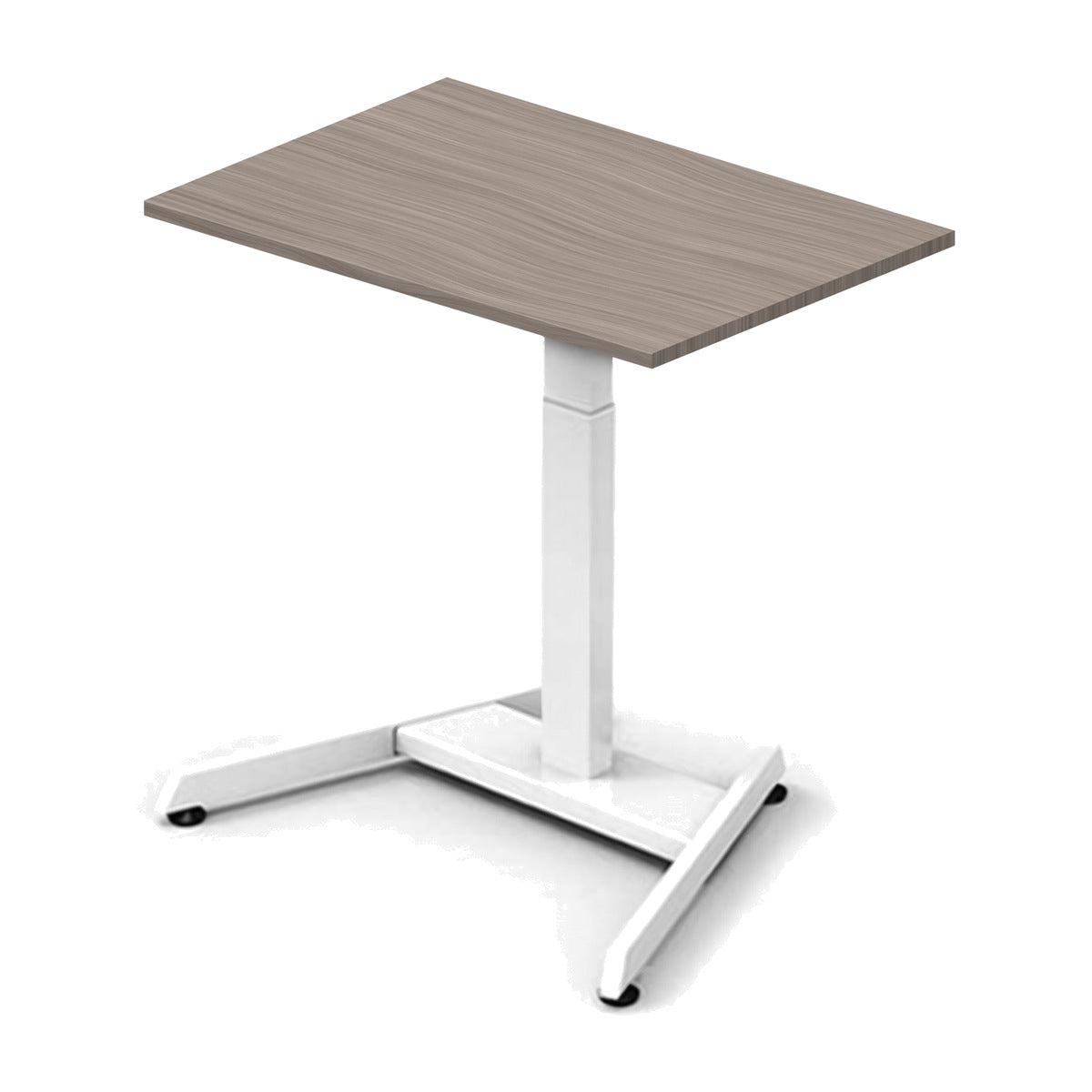 Mesa pedestal elevable OFFIMOBILE Pedestal con cubierta de melamina OffiMobile