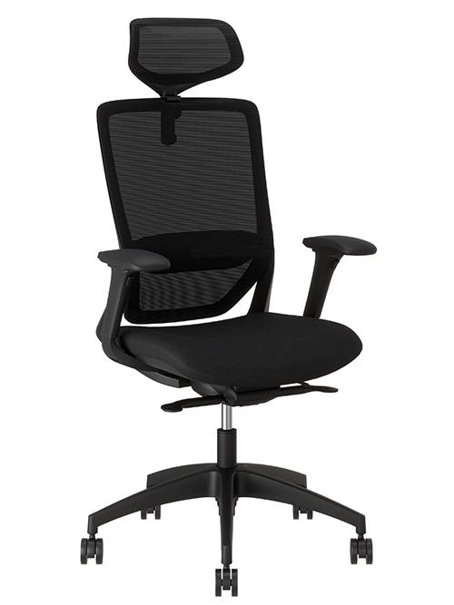 Soul Express Black Respaldo Alto - tres cuartos frontal
