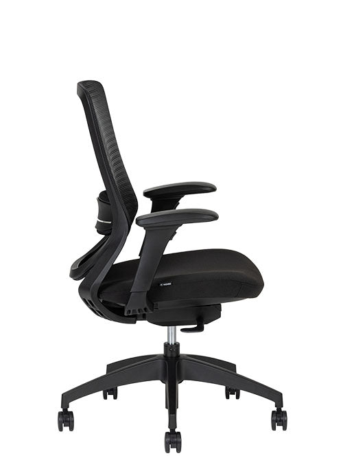 Soul Express Black Respaldo Bajo - lateral
