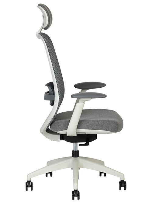 Spirit Express White Respaldo Alto - lateral