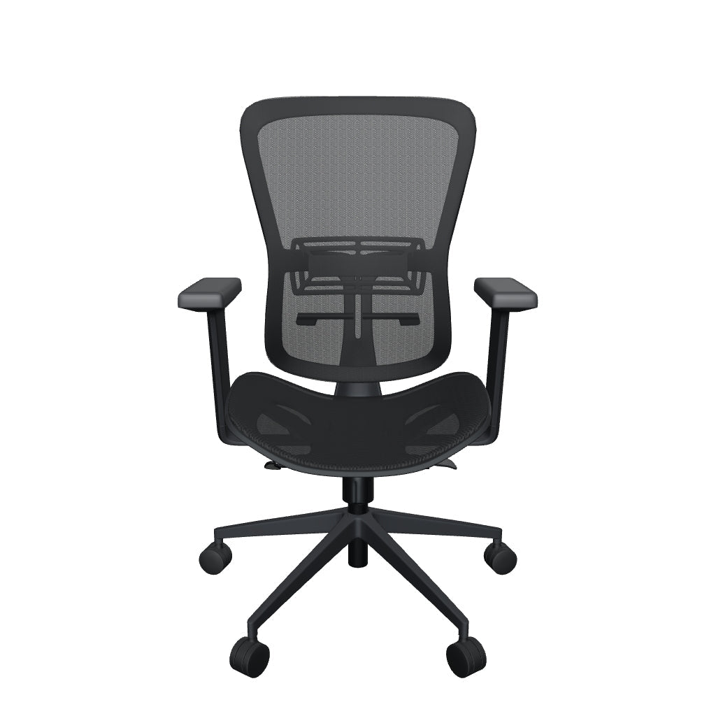 Draco OHE-605 negro, asiento y respaldo en malla, sin cabecera
