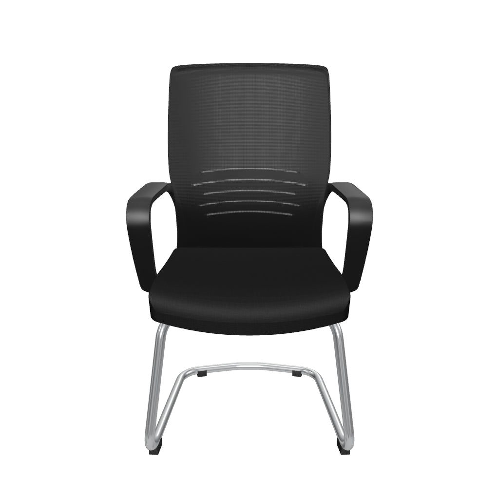 Modelo 3D Silla de visita Active Black