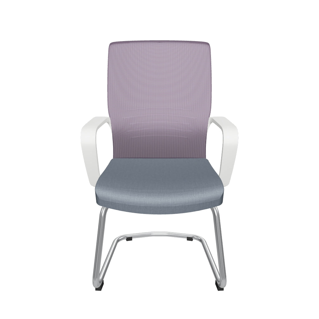 Modelo 3D Silla de visita Active Gray