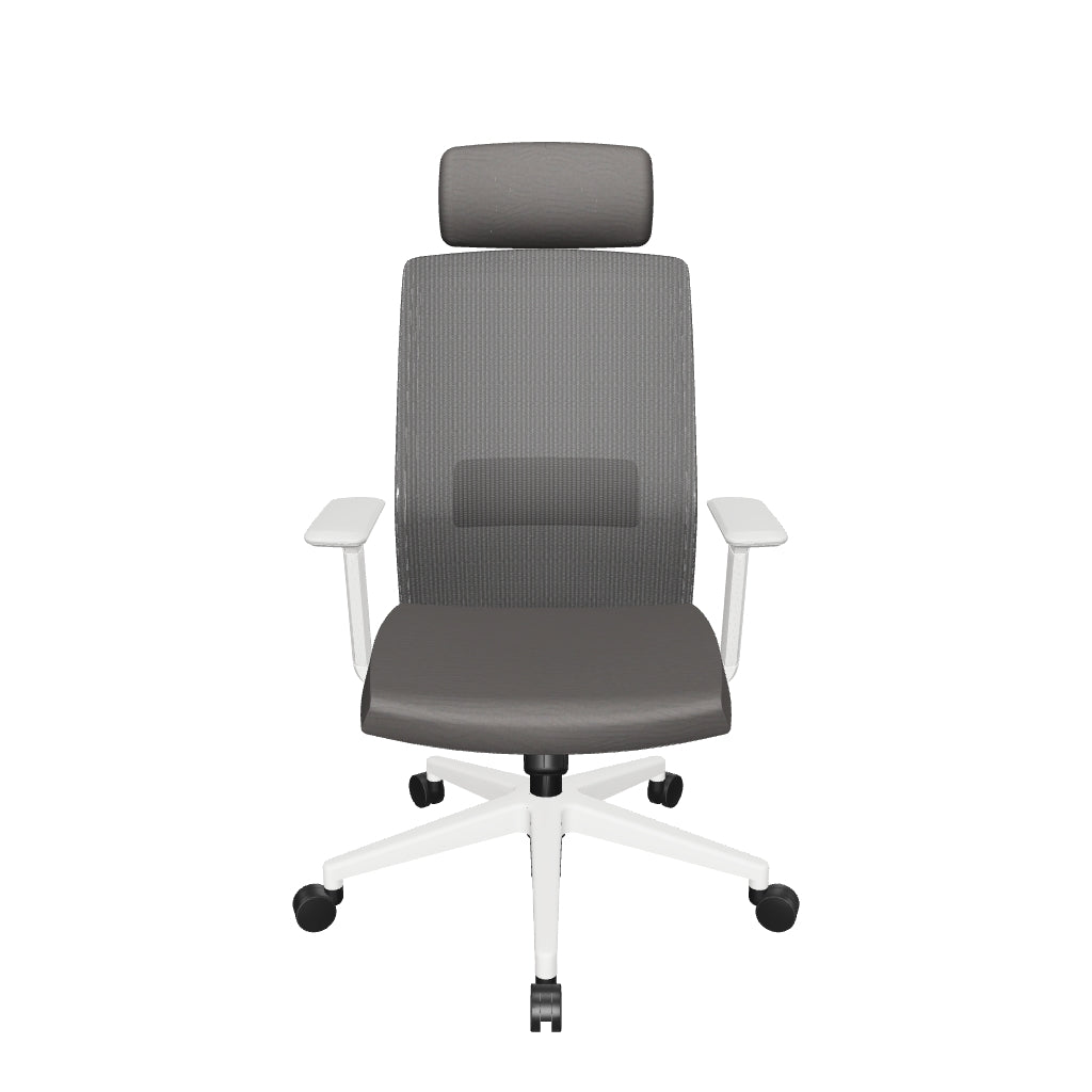 Silla Ejecutiva Artic White - modelo 3D