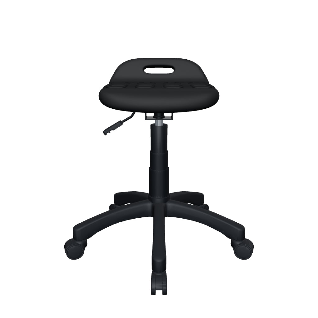 Banco Alto para Barra y Oficina - Industrial B-trial - Asiento y Respaldo en Poliuretano Uso Rudo