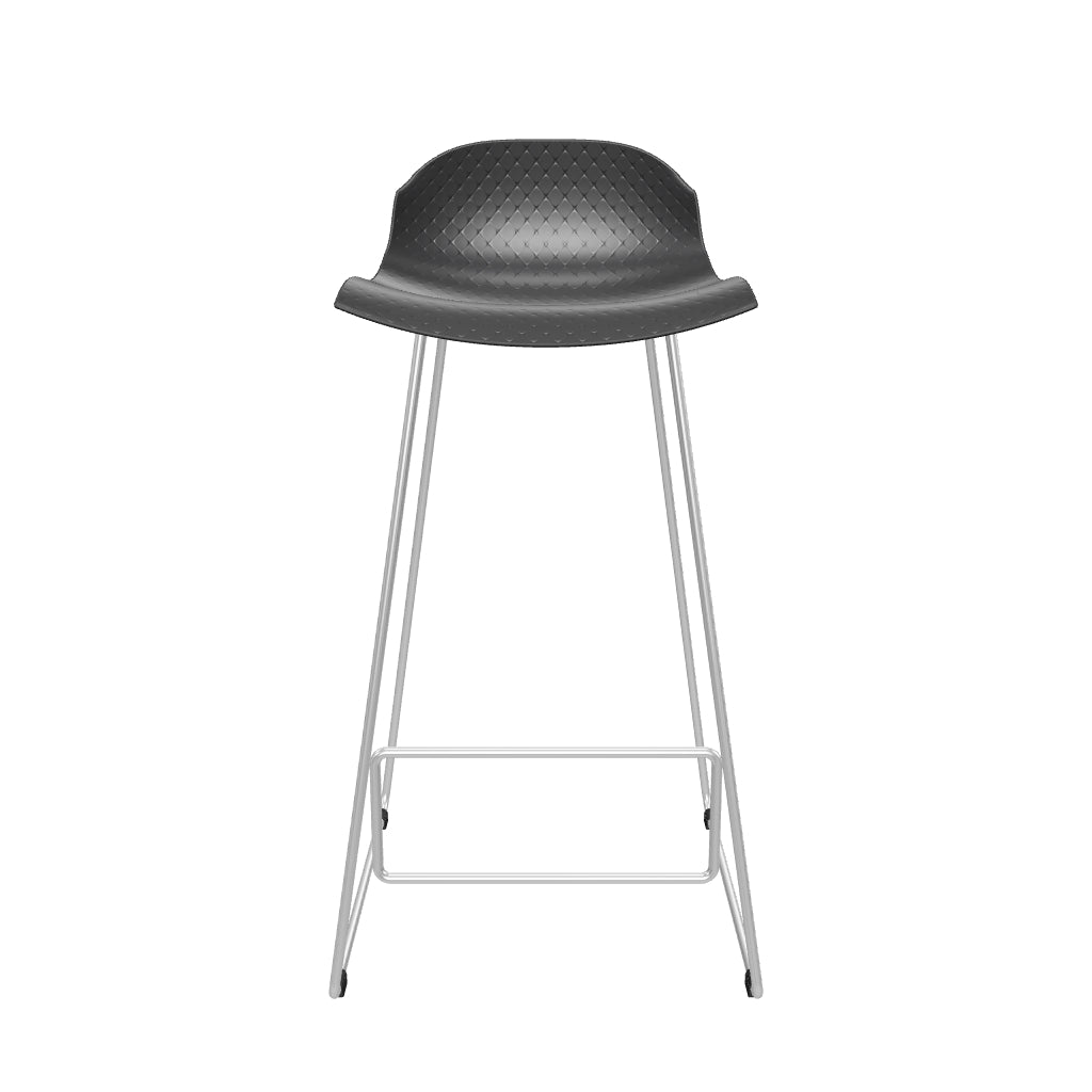 Banco Alto Steel - modelo 3D