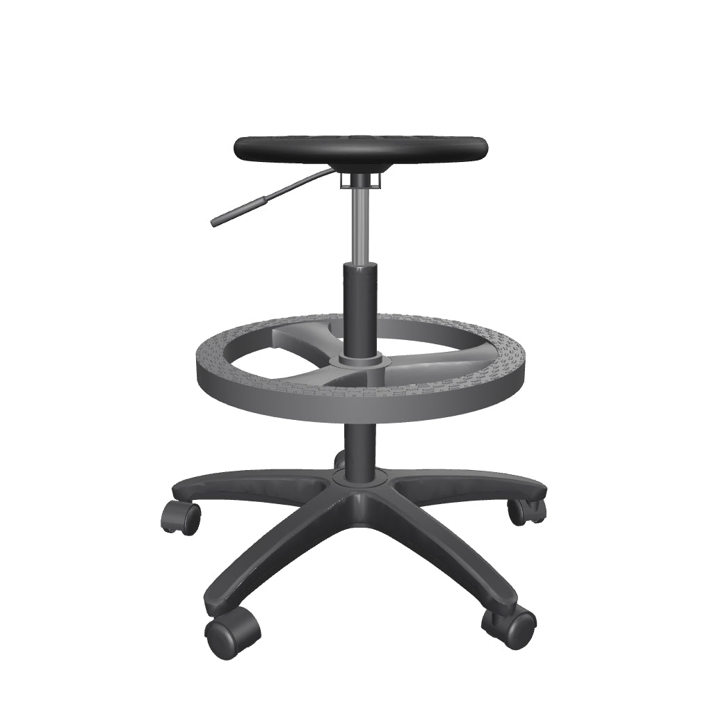 Modelo 3D banco circular BM 613