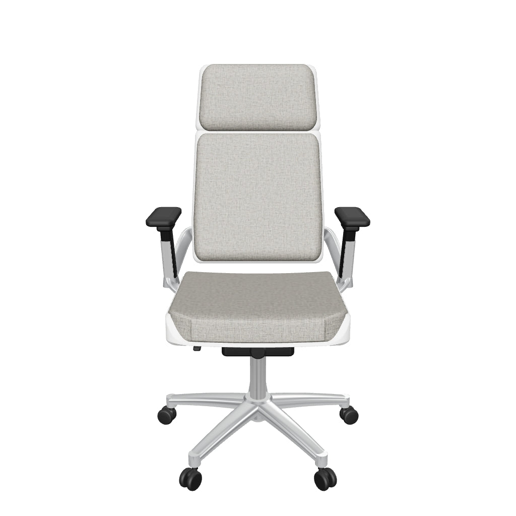 Silla de Oficina Directiva Ergonómica de Alta Gama - Boss - Tapizado en Piel Sintética Ejecutiva - modelo 3D