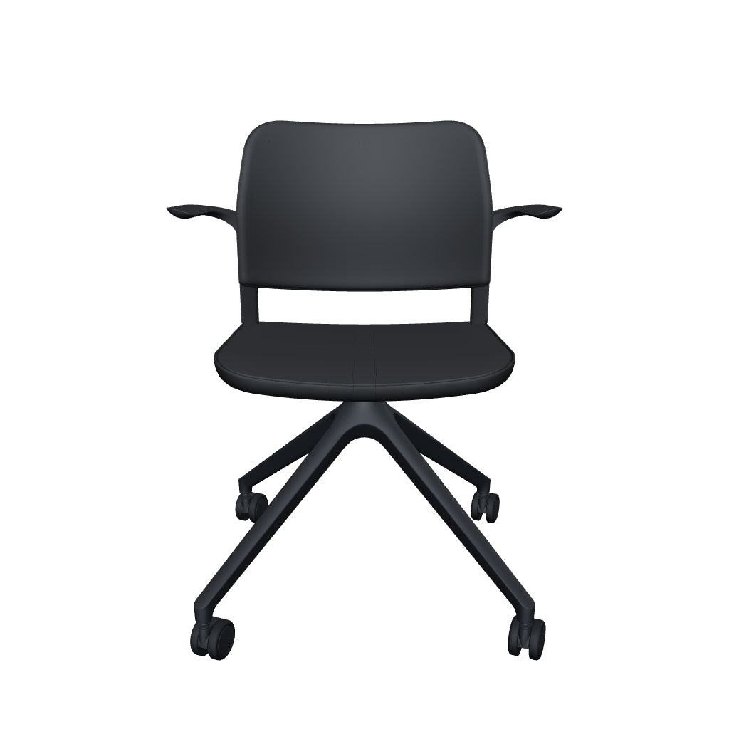 Silla Operativa CIAO OHS-11CB Negro con brazos