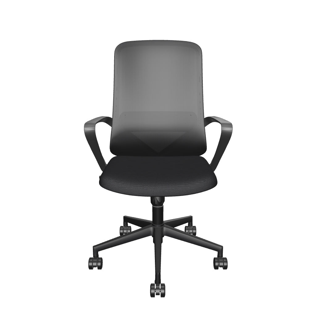 Modelo 3D Silla ejecutiva Fly Black ergonómica