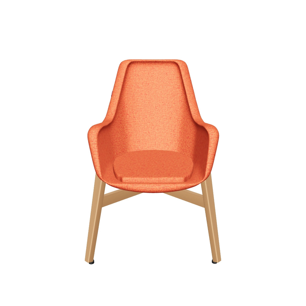 Modelo 3D Silla Bratti Kinzika M base haya natural