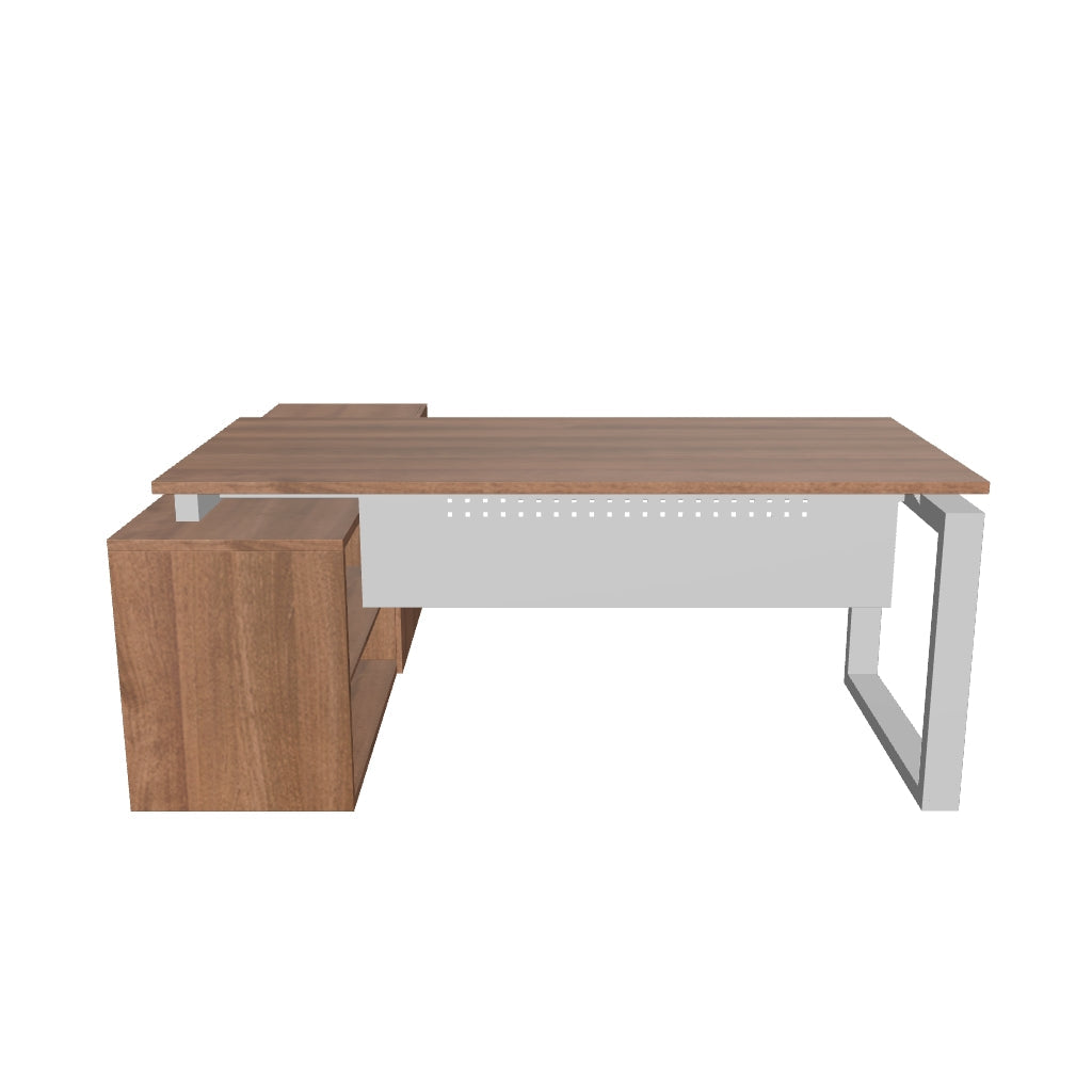 Escritorio Ejecutivo Quattro con credenza lateral