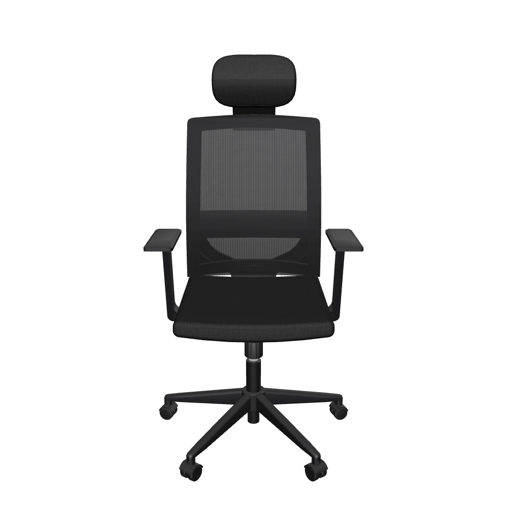 Silla Ejecutiva Vision Black - modelo 3D