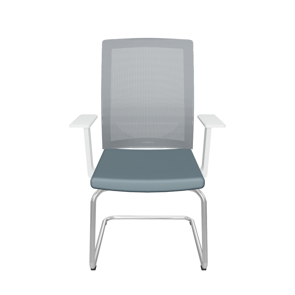 Silla Visitante Vision Gray - modelo 3D