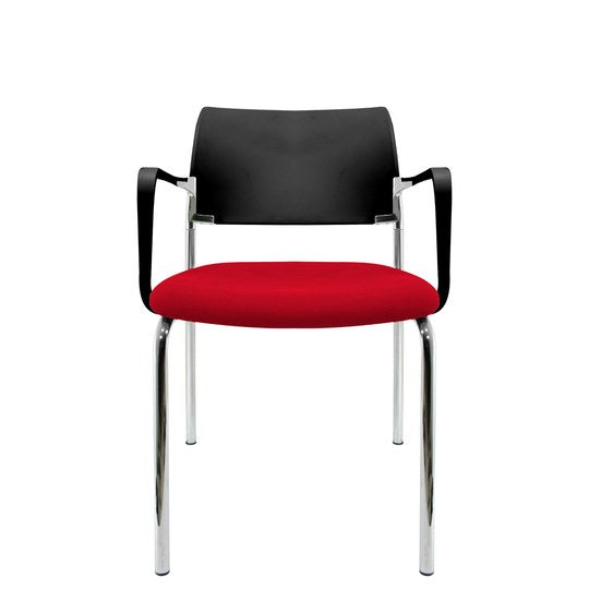 Silla de Visita Chrome con Brazos