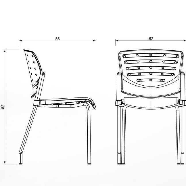 SILLA VISITA BM 831 G M - OffiMobile