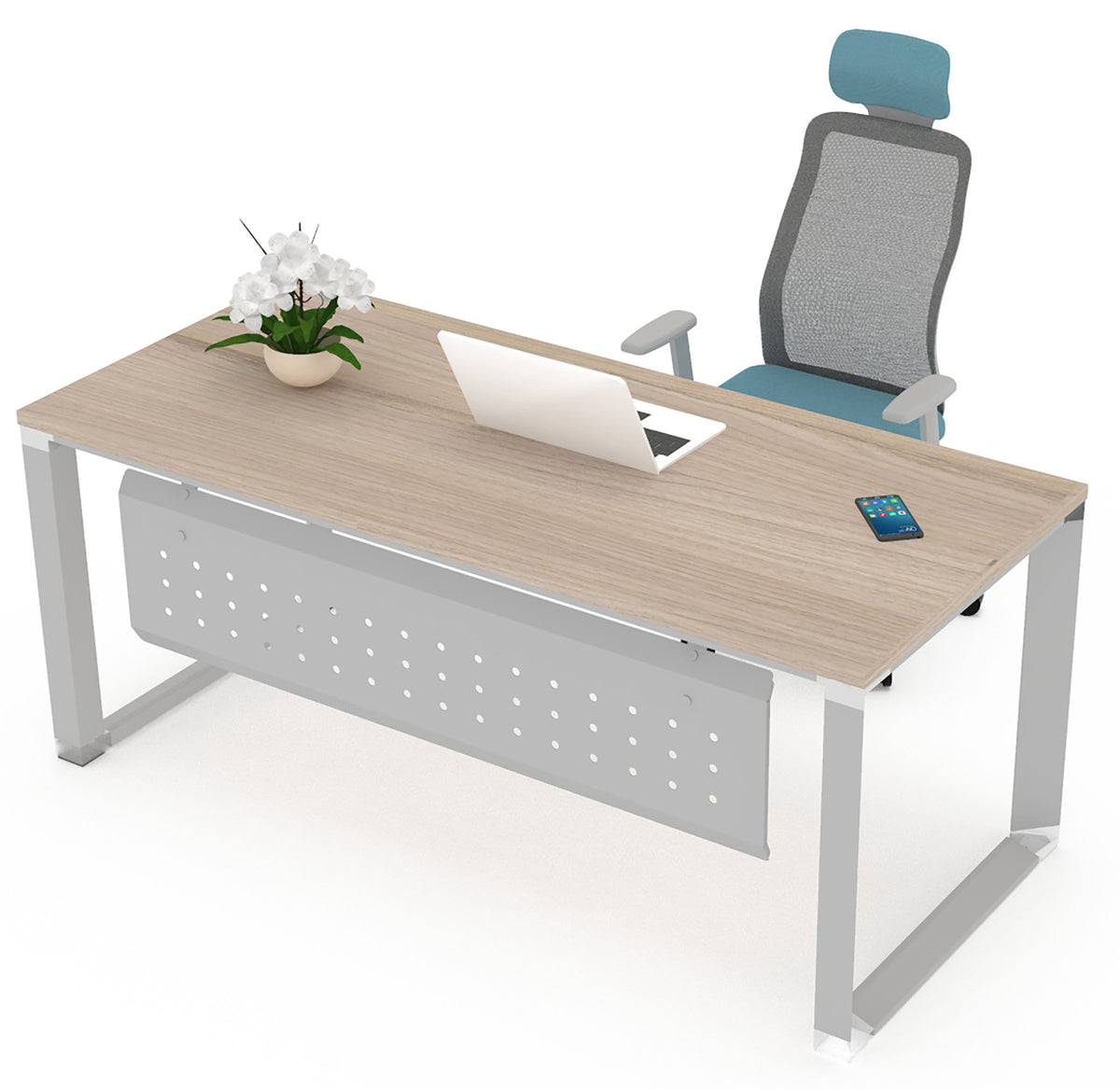 Escritorio Ejecutivo SQ Alum - OffiMobile