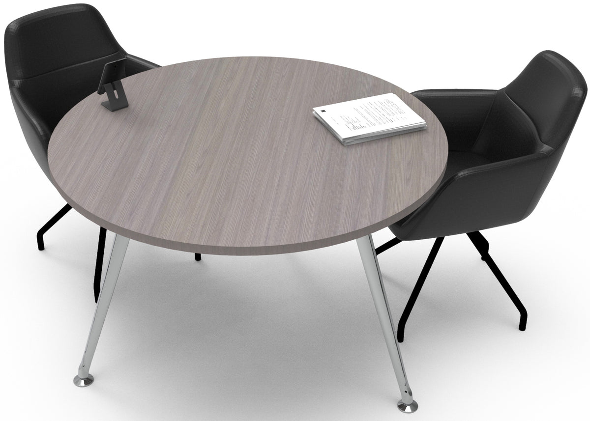 Mesa de juntas Z Chrome redonda - OffiMobile